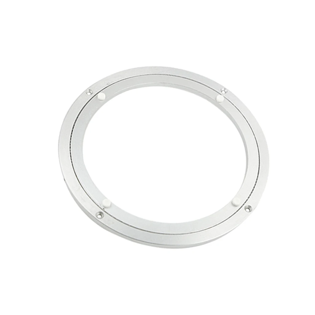 Heavy Duty Aluminum Alloy Lazy Susan Bearing Mechanism Thick Surface Swivel Base for Craft Photo Shooting