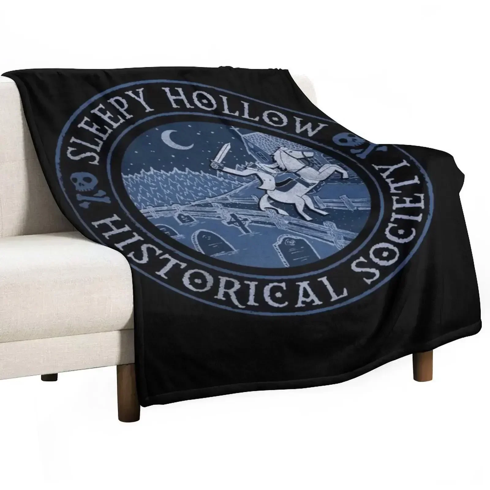 Sleepy Hollow Historical Society Throw Blanket christmas gifts warm for winter Personalized Gift Single Heavy Furry Blankets