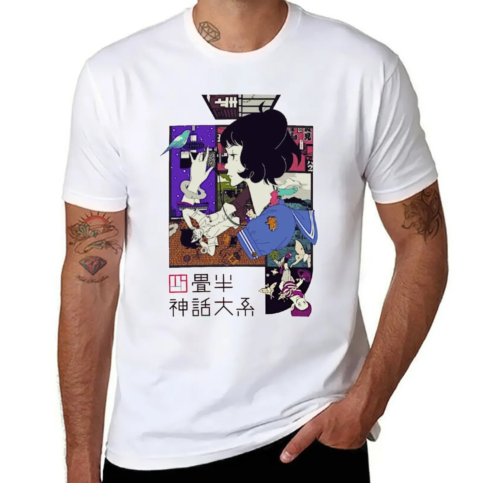 Tatami Galaxy T-Shirt aesthetic clothes sublime mens t shirt Summer fashion New Arrival Cotton Short Sleeve Summer fashion New