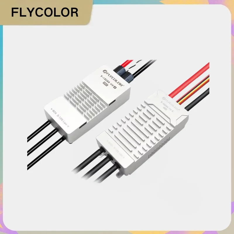 Flycolor X-CROSS HV3 PRO 80A ESC (Peak 200A), 5-12S BLHeli-32 64MHz ARM 32-Bit Speed Controller for RC FPV Racing Drone