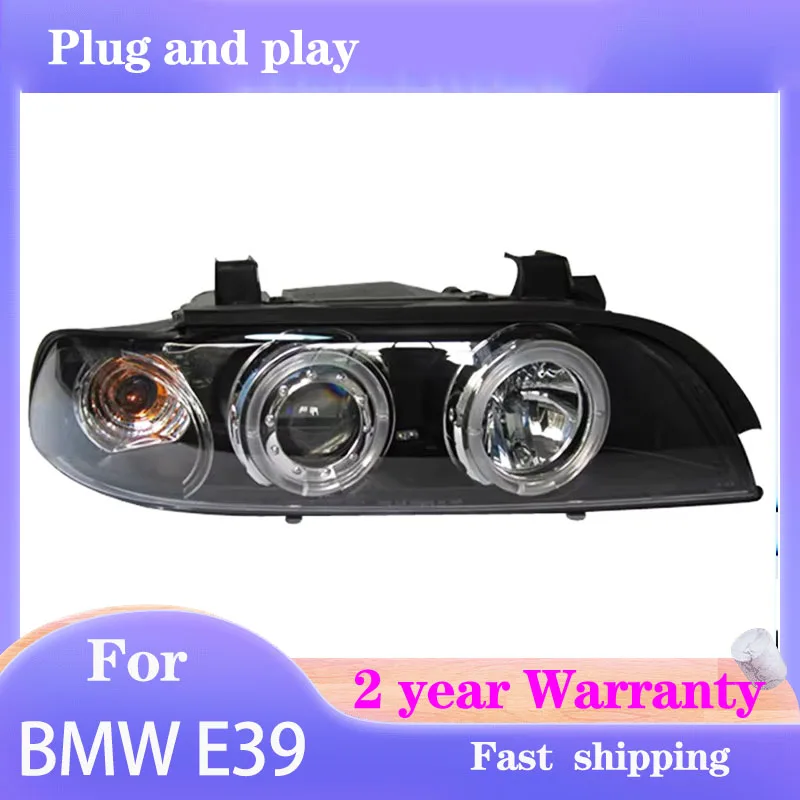 

Автомобильный фонарь для BMW E39 Фара 1995-2003 520i 525i 528i 530i Фара DRL Поворотник ближнего и дальнего света Линза проектора