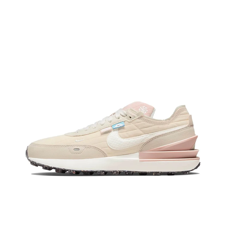 Zapatillas Nike Waffle One Casual para Mujer, Baja, Rosa/Blanco DO4661-211