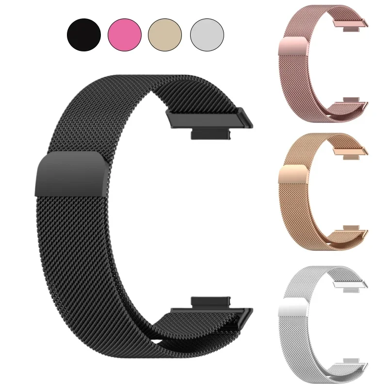 Magnetisches Schlaufenband für Huawei Watch Fit 5/5pro/4/4pro Armband Smart Watch Milanese Metallarmband für Huawei Fit 3 2 1 Zubehör