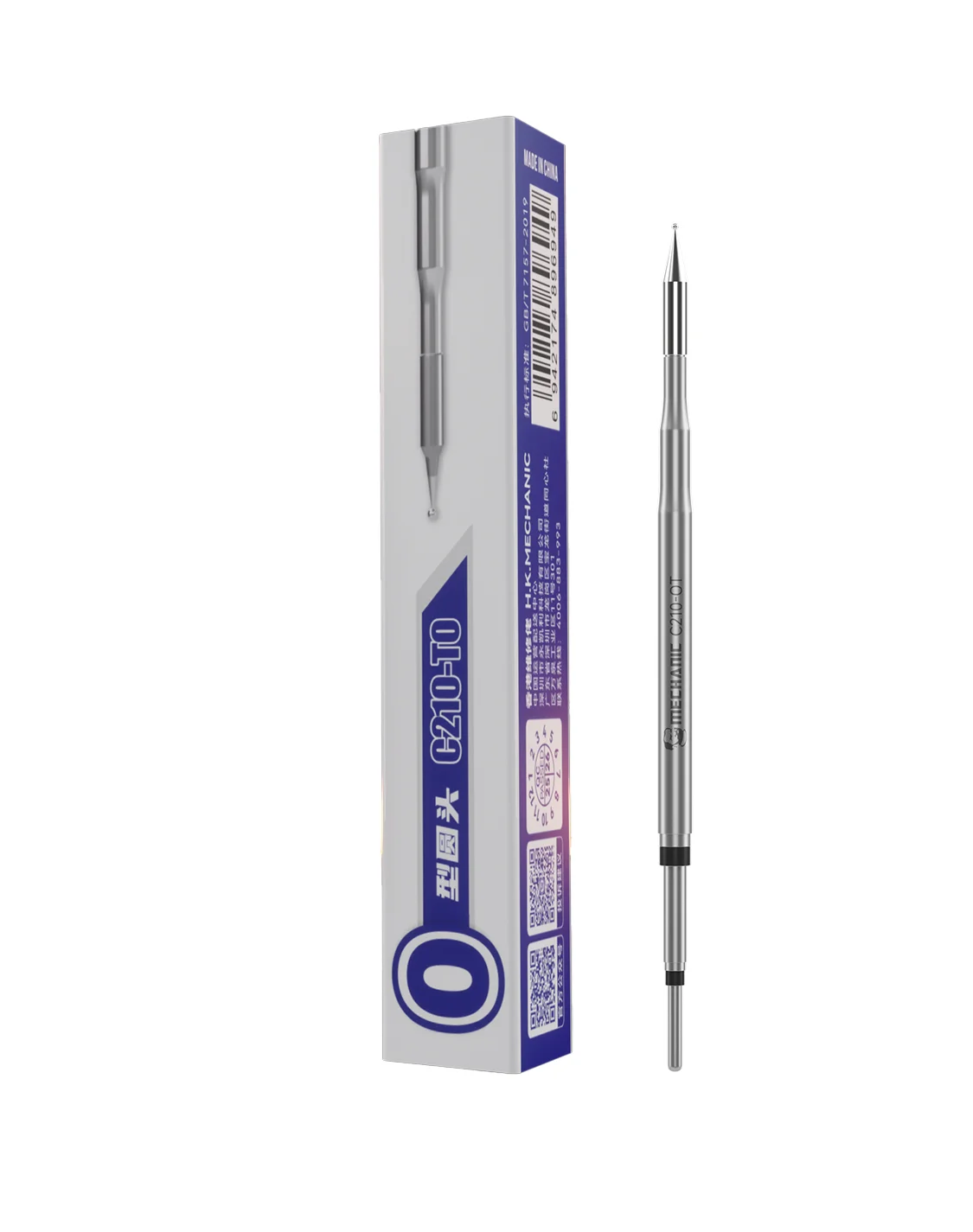 

MECHANIC C210-TO Ball Point Soldering Iron Tip 3.5mm for Mobile Phones Motherboard Repair 1S Heat Up Anti-Oxidation Tool