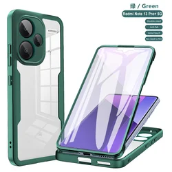 For Xiaomi Redmi Note 13 Pro Plus 5G Case Shockproof Clear 360 Full Protection Double Sides Cover for Redmi Note 13 Pro Plus