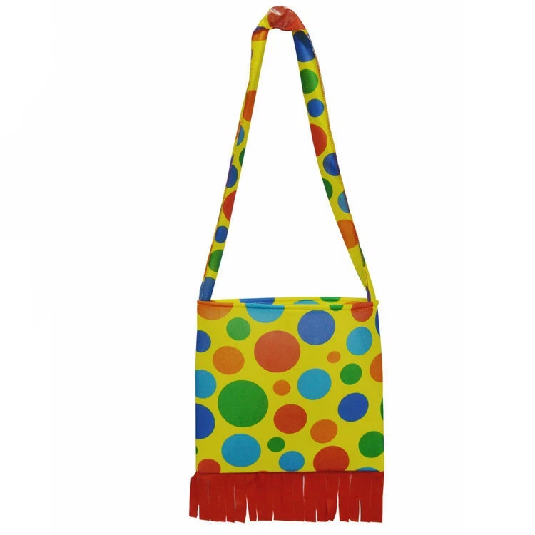 Halloween Clown Bag Costume Funny Backpack Novelty Bag Prop for Costume Party Carnival Masquerade Parade Festival Dress Up Event