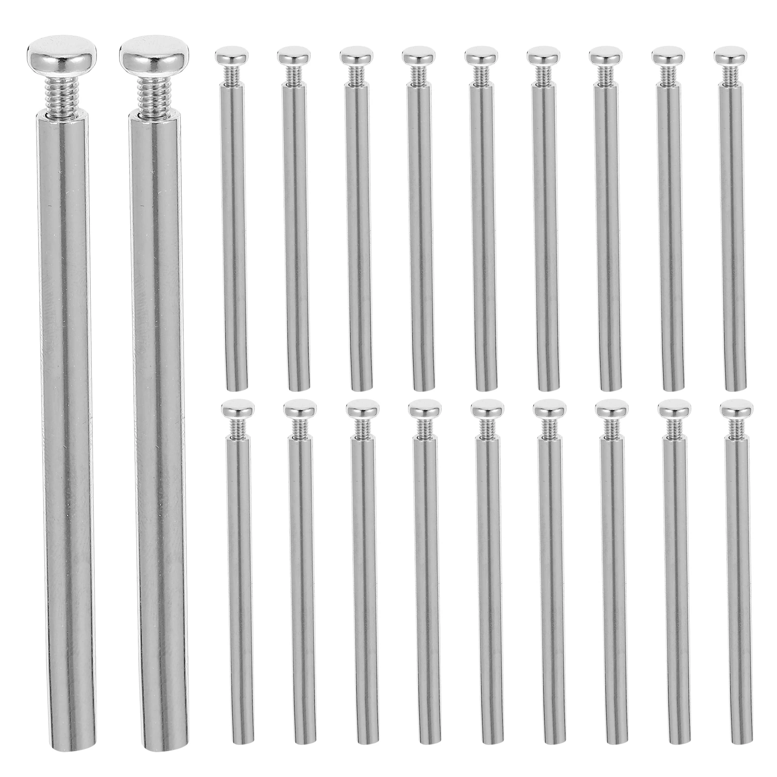 

20 Sets Stainless Steel Picture Frame Fasteners Mount Hardware For Glass Frames Signs Advertising Metal Standoffs For Signs
