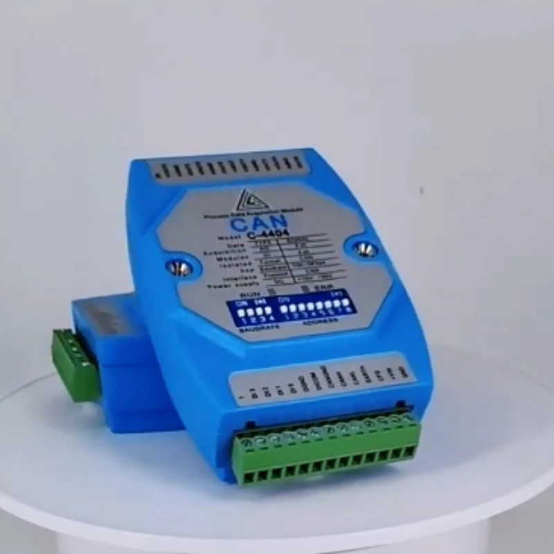 CAN Bus to Analog Output Module, 4-20mA 0-10V with Digital I/O & CANFD