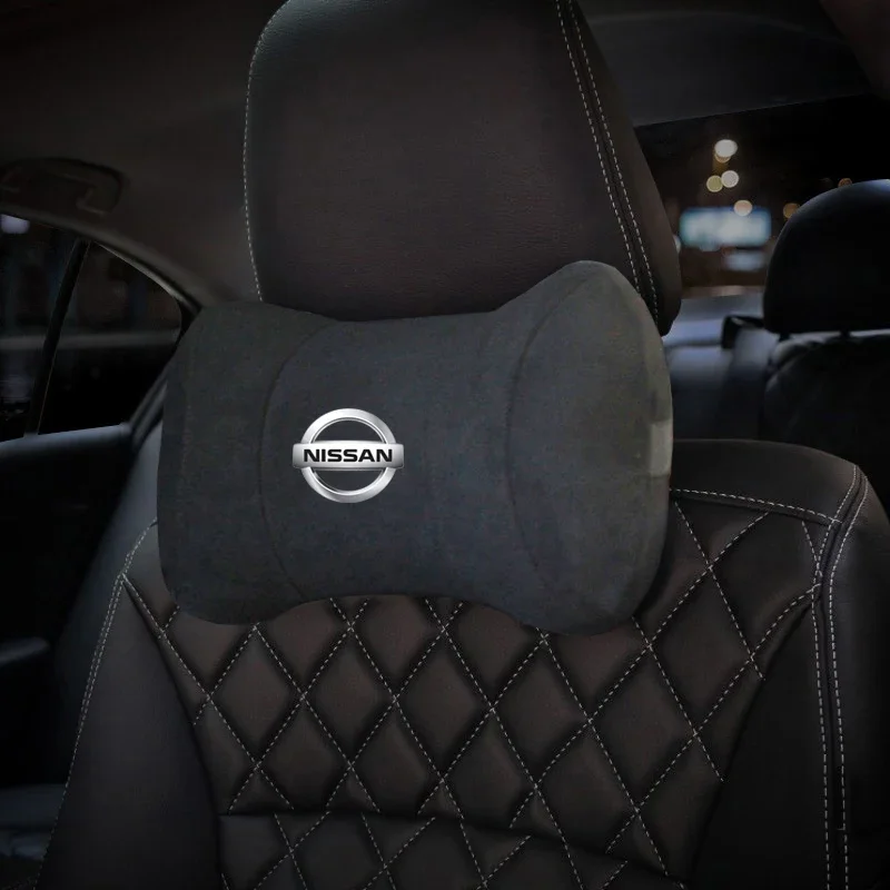 Car Interior Headrest for Nissan Juke Leaf Qashqai X-Trail Kicks Patrol Maxima Navara Micra Altima Auto Seat Neck Support Pillow