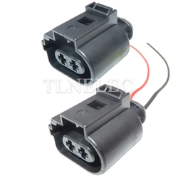 2 Pin Way Car MQB Platform Brake Sub Pump Sealed Connector with Wires Auto Waterproof Socket 6X0973722G 1717692-5 1717692