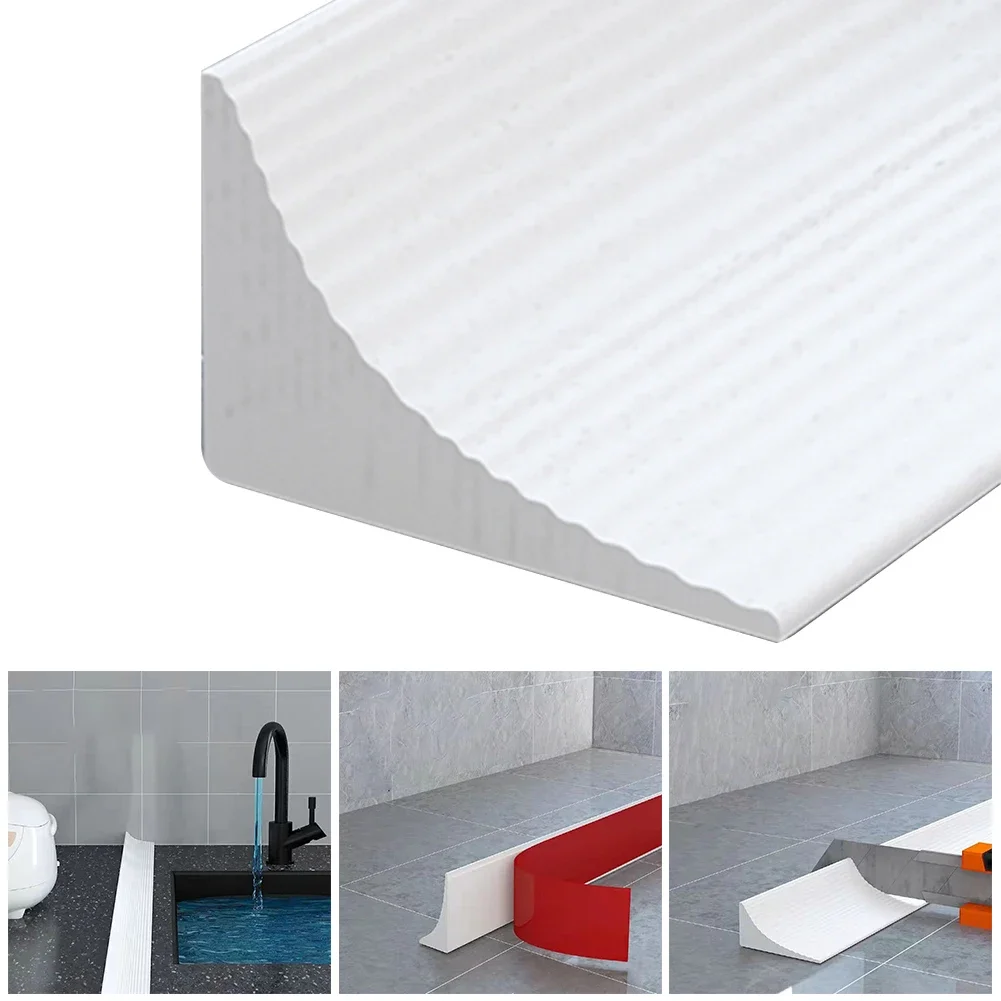 Bathroom Water Stopper Silicone Retaining Strip Water Shower Dam Flood Barrier Dry And Wet Separation Blocker Bath Accessories