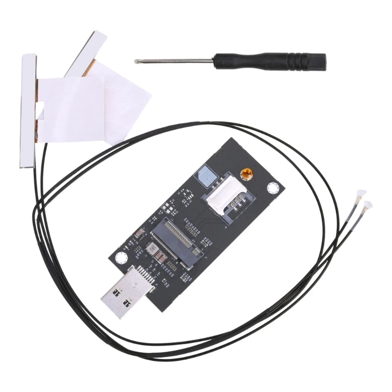 M2 USB Adapter DW5821E M2-NGFF DW5811e DW5816E EM7455 L860-GL USB3.0 Expansion Card for 3G/ 4G/ 5G LTE Module