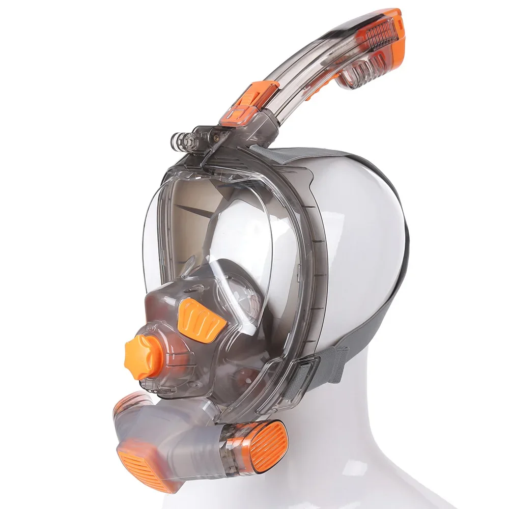 

Underwater Scuba Anti Fog Full Face Diving Mask Snorkeling Respiratory Masks Safe Waterproof Swimming Breathing Equipment