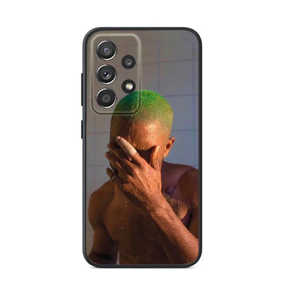 Singer Frank Blonde Oceans  Phone Case For Samsung S24,S23,S22,S21,S20,S10,S10E,S9 Ultra Plus FE Note 20 Ultra 10 9 Plus Case