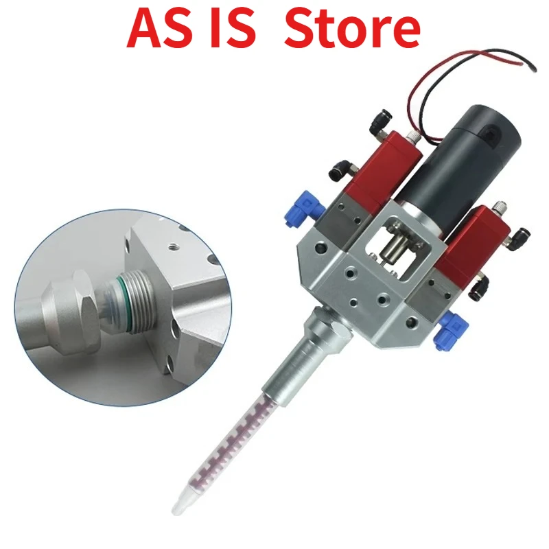 Electric Stirring AB Glue Dispensing Valve - Industrial Dynamic Mixing Dispenser with Anti-Drip Back Suction
