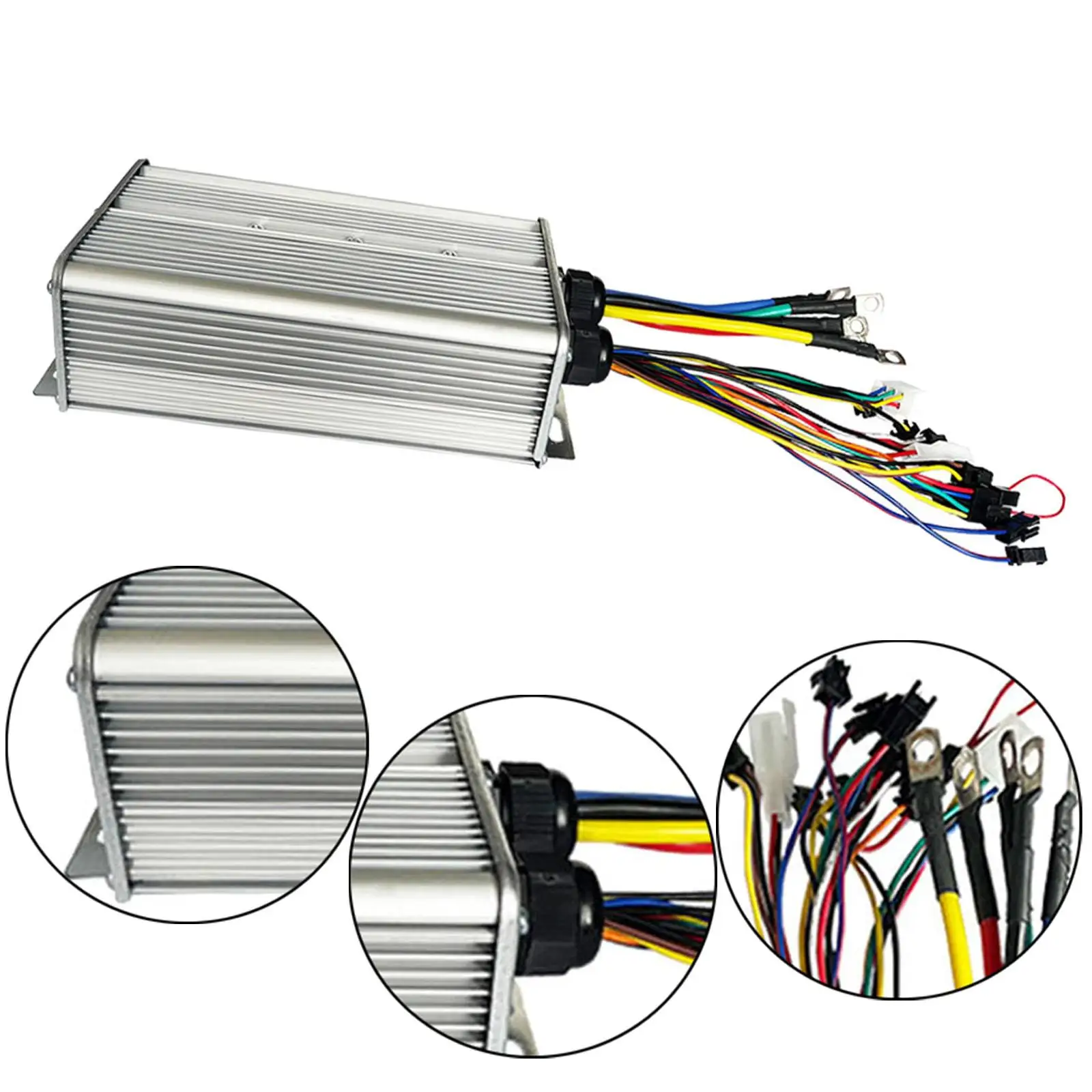 

Electric Controller 48V 72V Mode Professional Self Learning with Connector Speed Controller for Scooter Electric Bike