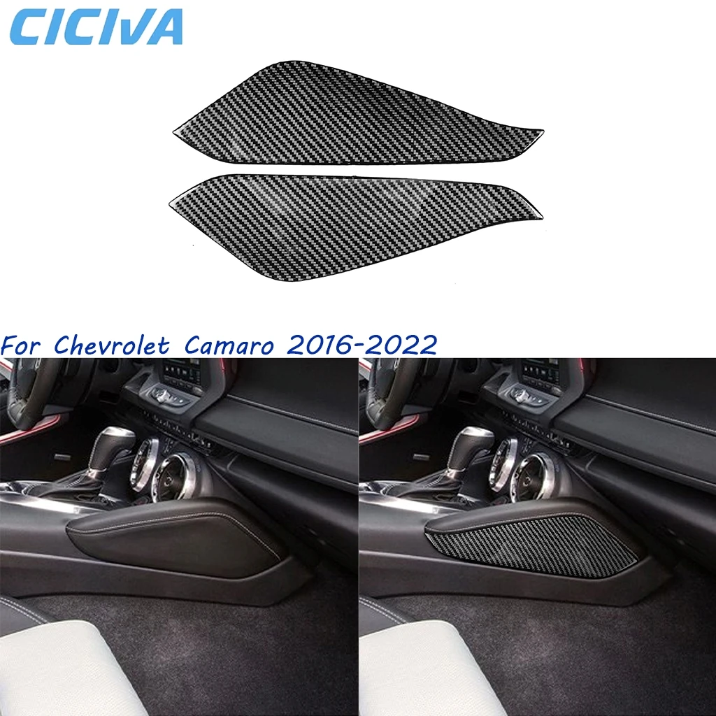 

For Chevrolet Camaro 2016 2017 2018 2019 2020 2021 2022 Gear Shift Sides Panel Carbon Fiber Car Accessories Interior Stickers