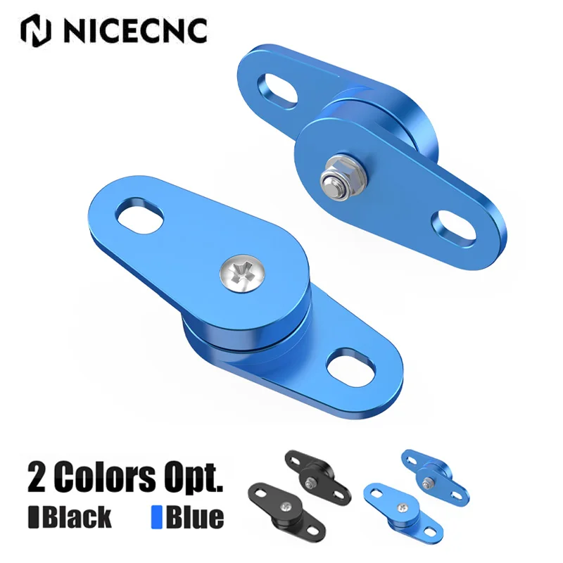 NICECNC Exhaust Pipe Hangers Mounts For Yamaha Banshee 350 YFZ350 YFZ350SP 1987-2006 Aluminum Adjustable Muffler Bracket ATV