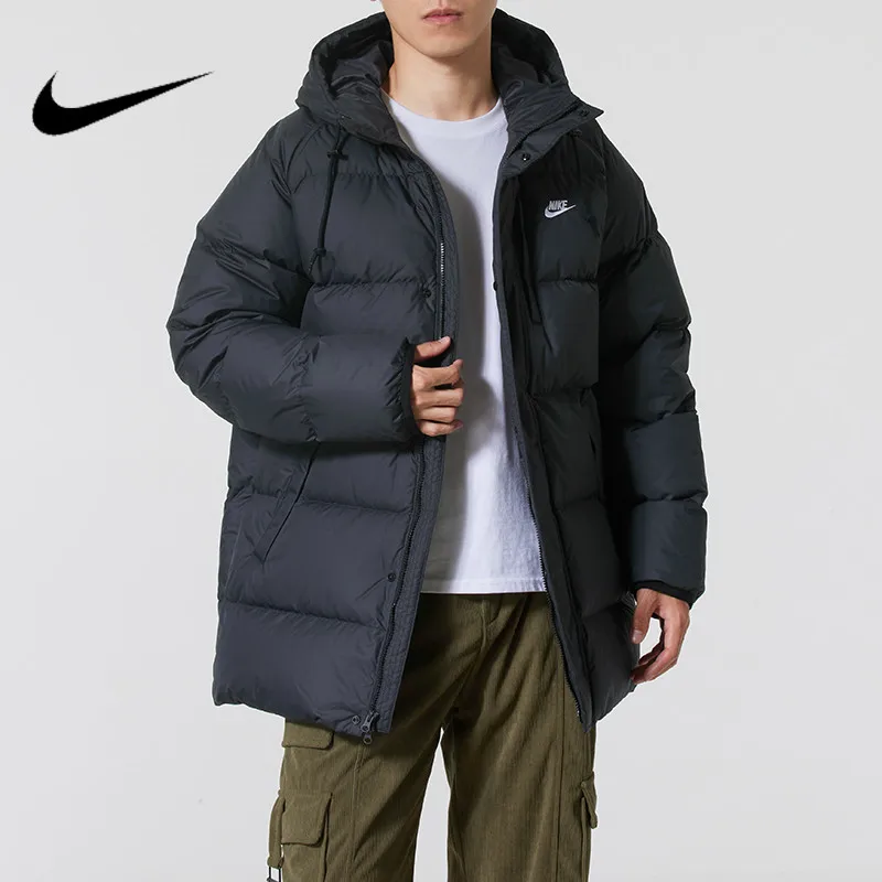 Nike Nike Men's 2026 New Sports Thermal Hooded Medium and Long Down Jacket IB2974-010