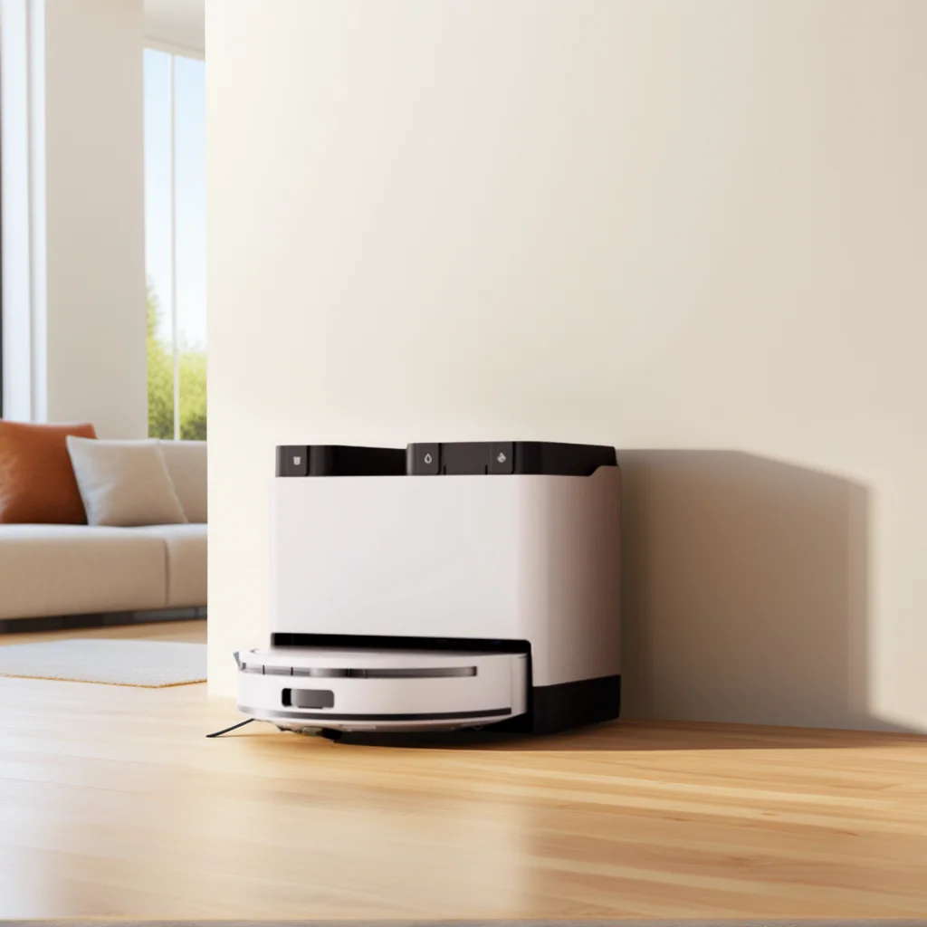 Ultra 6000pa Automatic Cleaning Robot Vacuum Cleaner Self-Emptying Dustbin for Mop Wash and Sweep