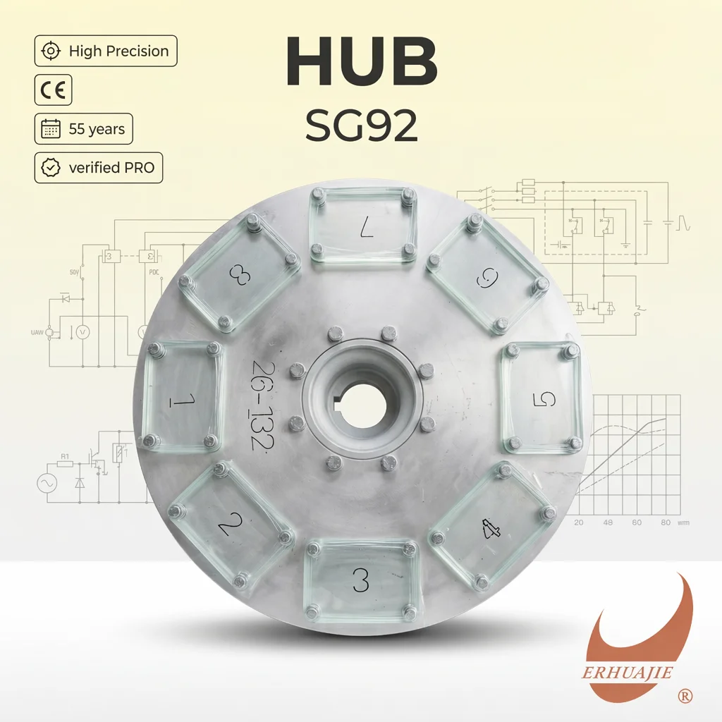 Heavy Load Resistant Metal Wind Mill Blade Connection Hub Industrial Spare Part-Shanghai Erhuajie Brand High Safety Long Service