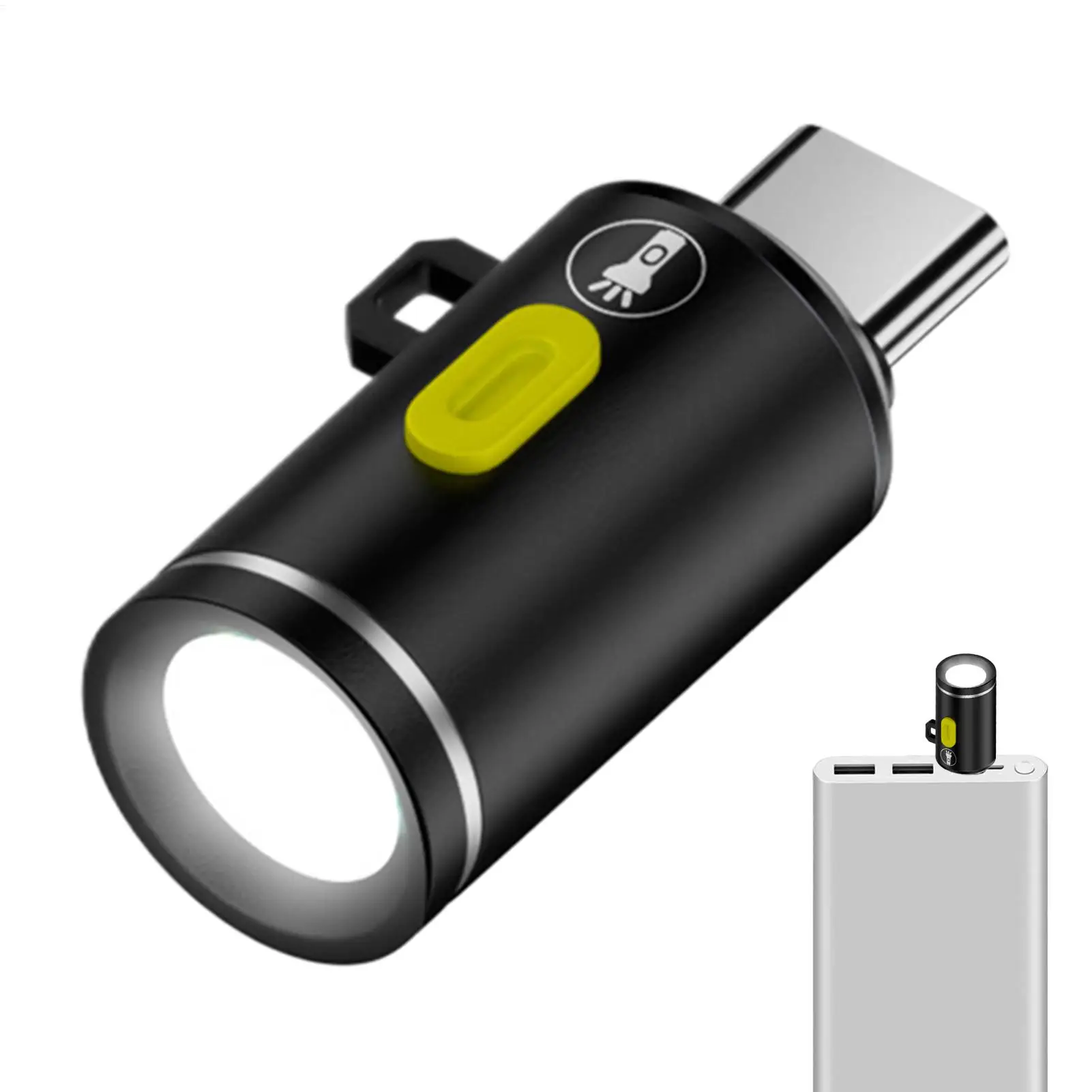 

Переносной карманный фонарь Type-C с LED-подсветкой для кемпинга, водонепроницаемый, для длительного использования на природе и в походах