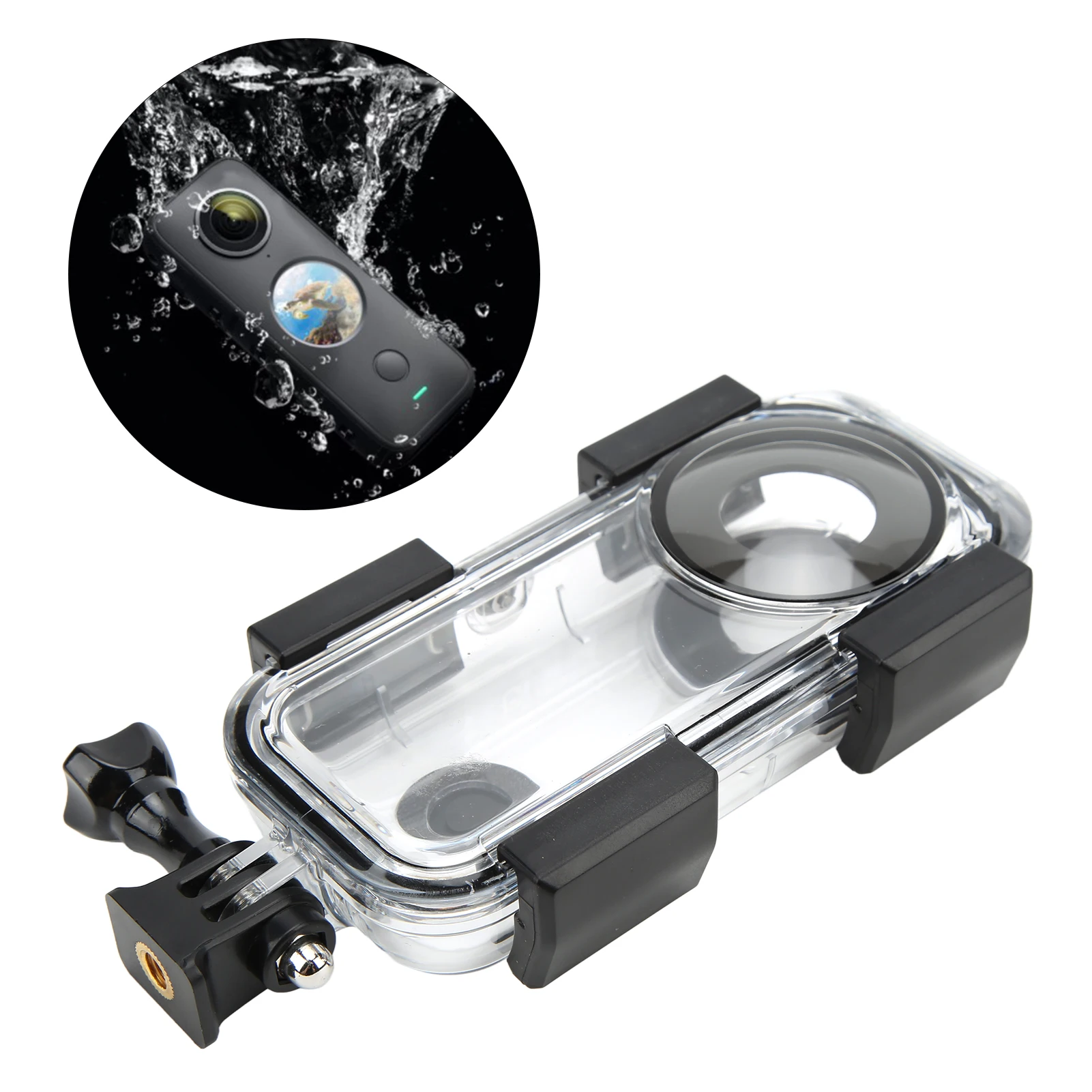 Waterproof Housing Case 40m/131ft Waterproof Housing Case for Insta360 ONE X2 Camera Protective Underwater Dive Housing Shell