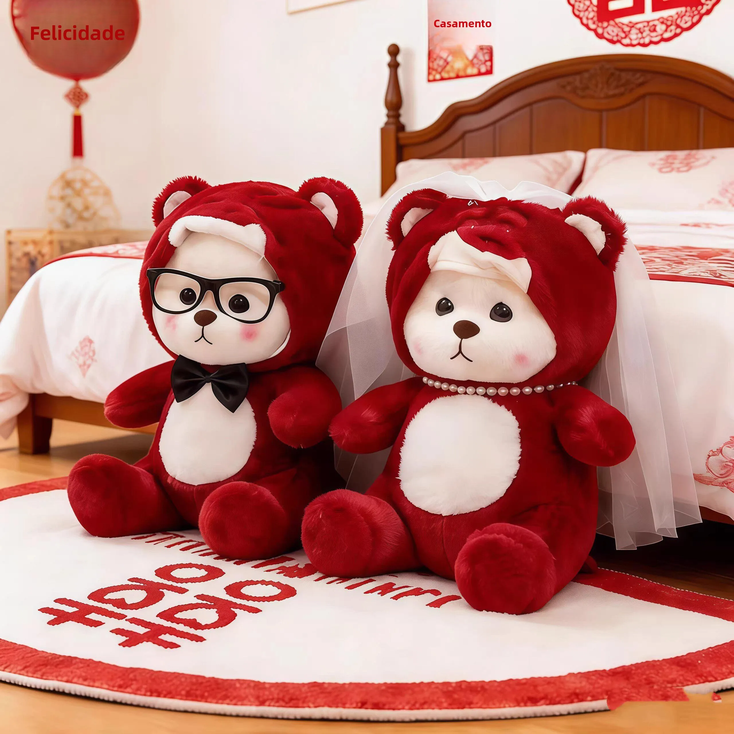 wedding-celebration-gift-bedding-dolls-couple-new-home-pillow-toys-cute-plush-material-cartoon-style-high-end-bedroom-decor