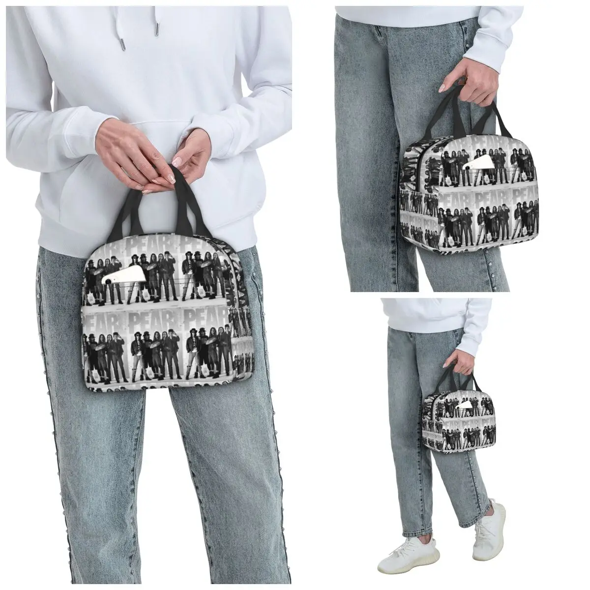 Pearls Jam Band 2024 World Tour Rock Concert Insulated Lunch Bag for Women Office Cooler Thermal Food Box Tote Lunch Boxes
