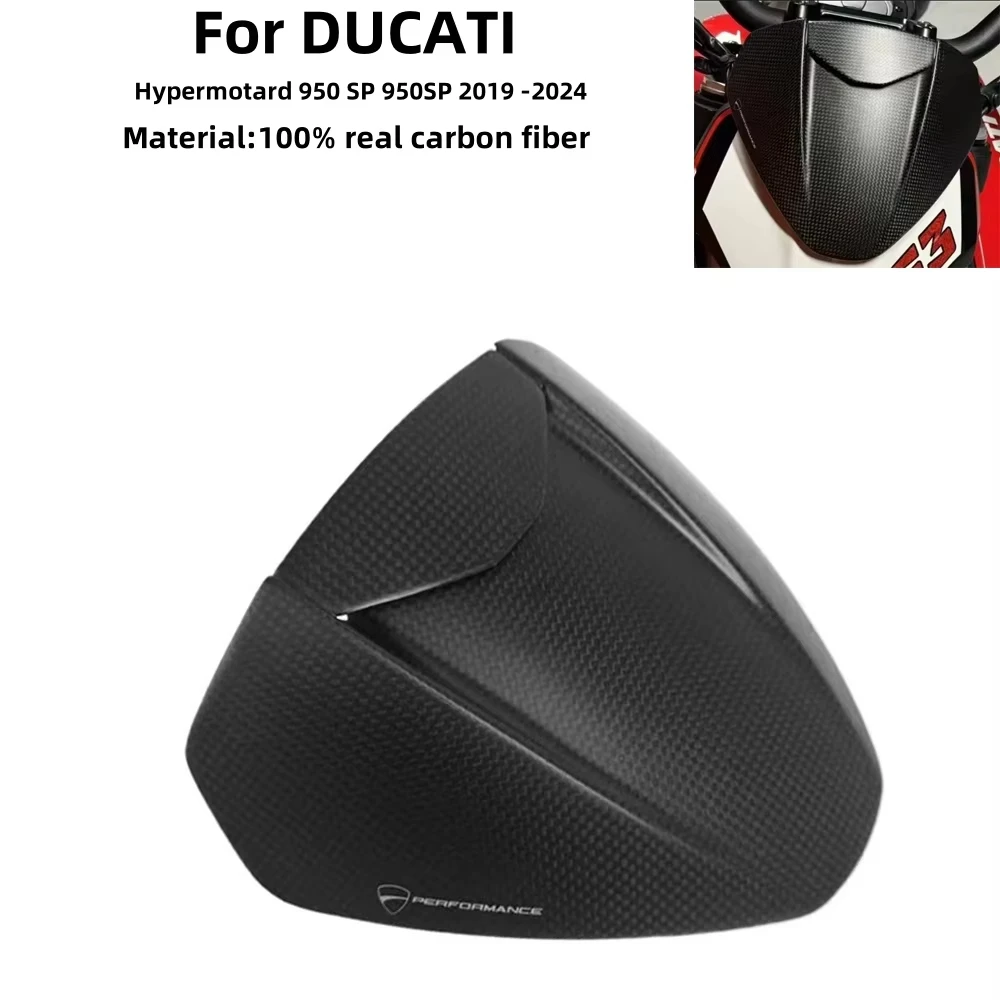 

For DUCATI Hypermotard 950 SP 950SP 2019 -2024 100% Carbon Fiber Accessories Motorcycle Windshield windscreen Fairing Kit