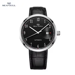 2024 New Seagull Men's Automatic Mechanical Watch Leisure Waterproof Watch Fashion Calendar Belt Wristwatch часы мужские 1006