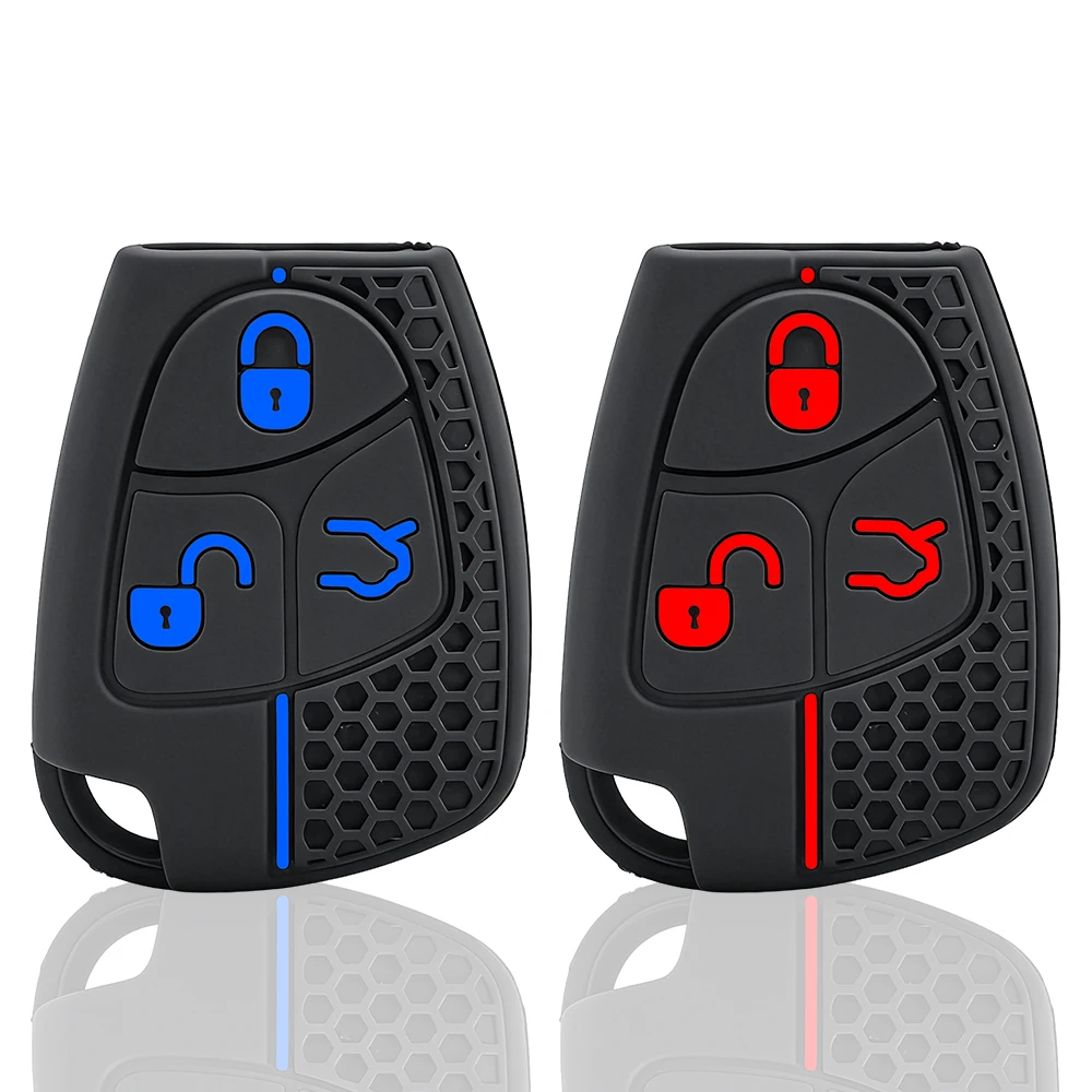 Car Key Case Remote Key Cover For Mercedes-Benz W211 W202 W210 W208 W203 W245 B Class V180 CL55 CL600 CL65 C230 C240 C280 C320