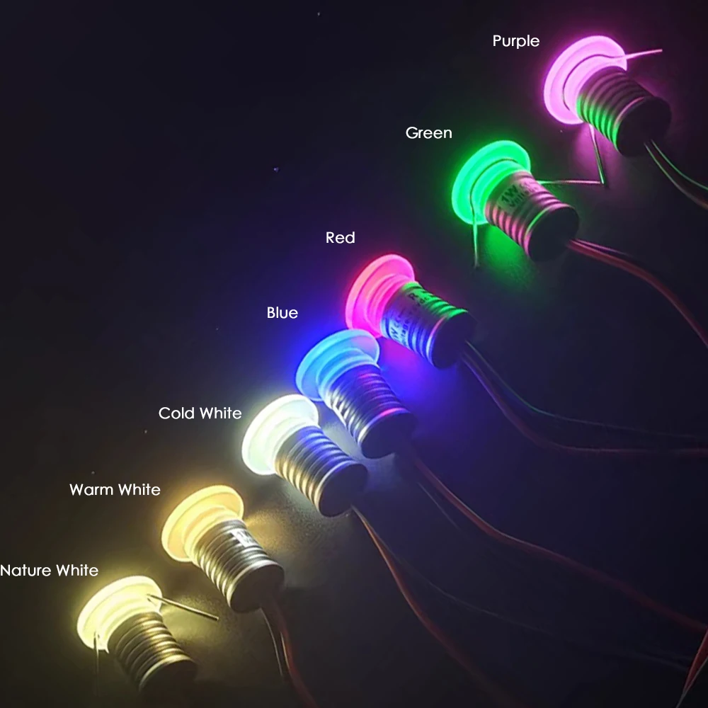 Światełko punktowe Led 1W reflektor sufitowy akrylowe 12V miejsca do domowych schodów, wyświetlacz z transformatorem AC110 ~ 220V