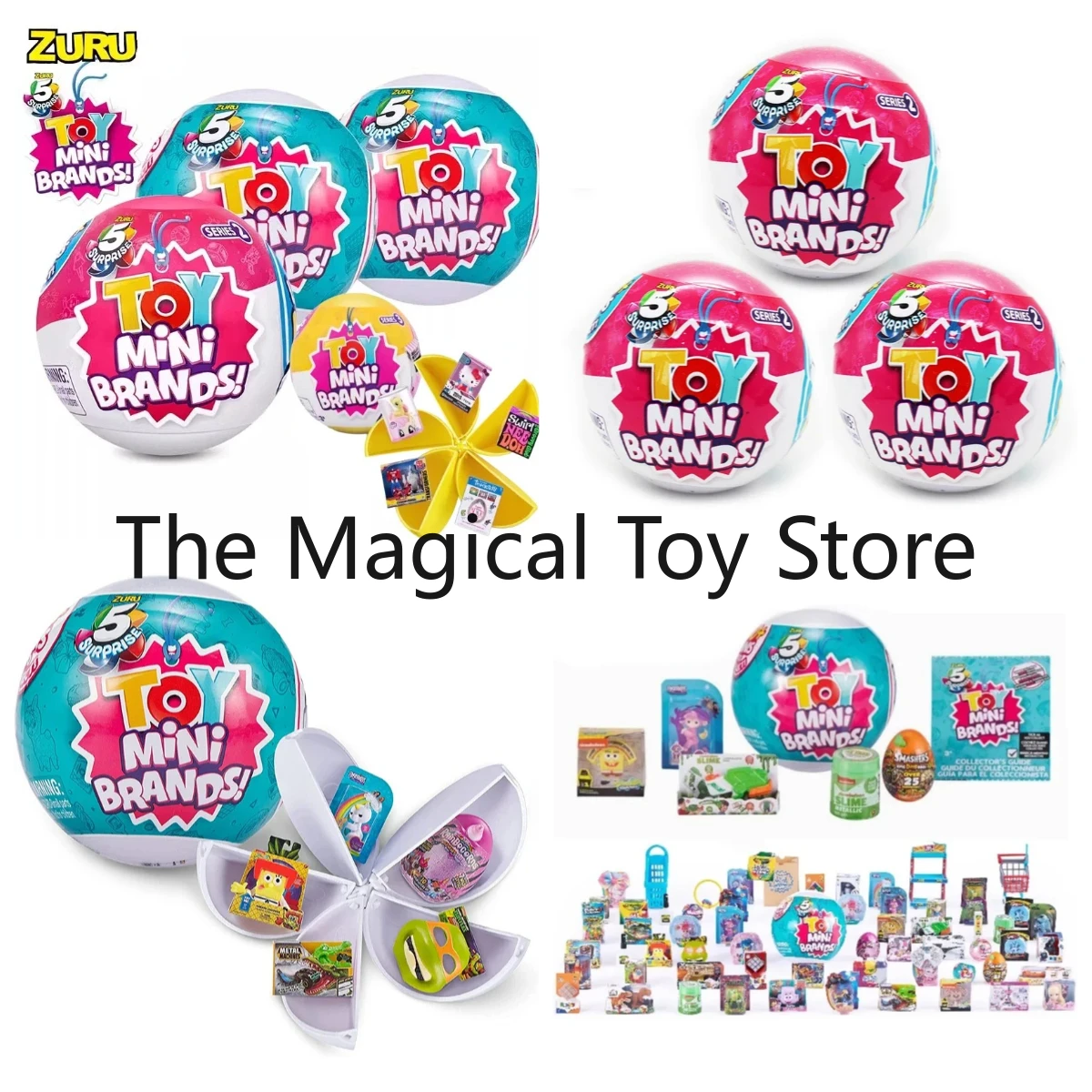 

Original Surprise Doll ZURU Supermarket Shopping Scene Toy Fan Mini Toy Ball Toy Set Gift Birthday Gift Collectible