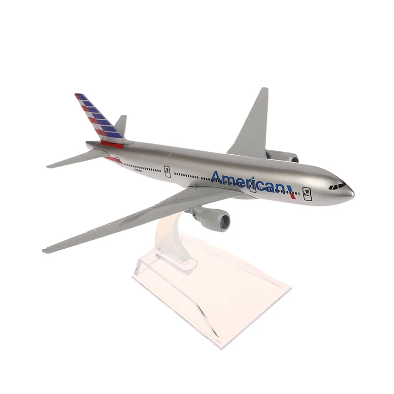 16 CM Schaal 1:400 Metalen Vliegtuig Replica Amerikaanse Boeing 777 Legering Vliegtuig Model Diecast Vliegtuigen Luchtvaart Collectibles Speelgoed