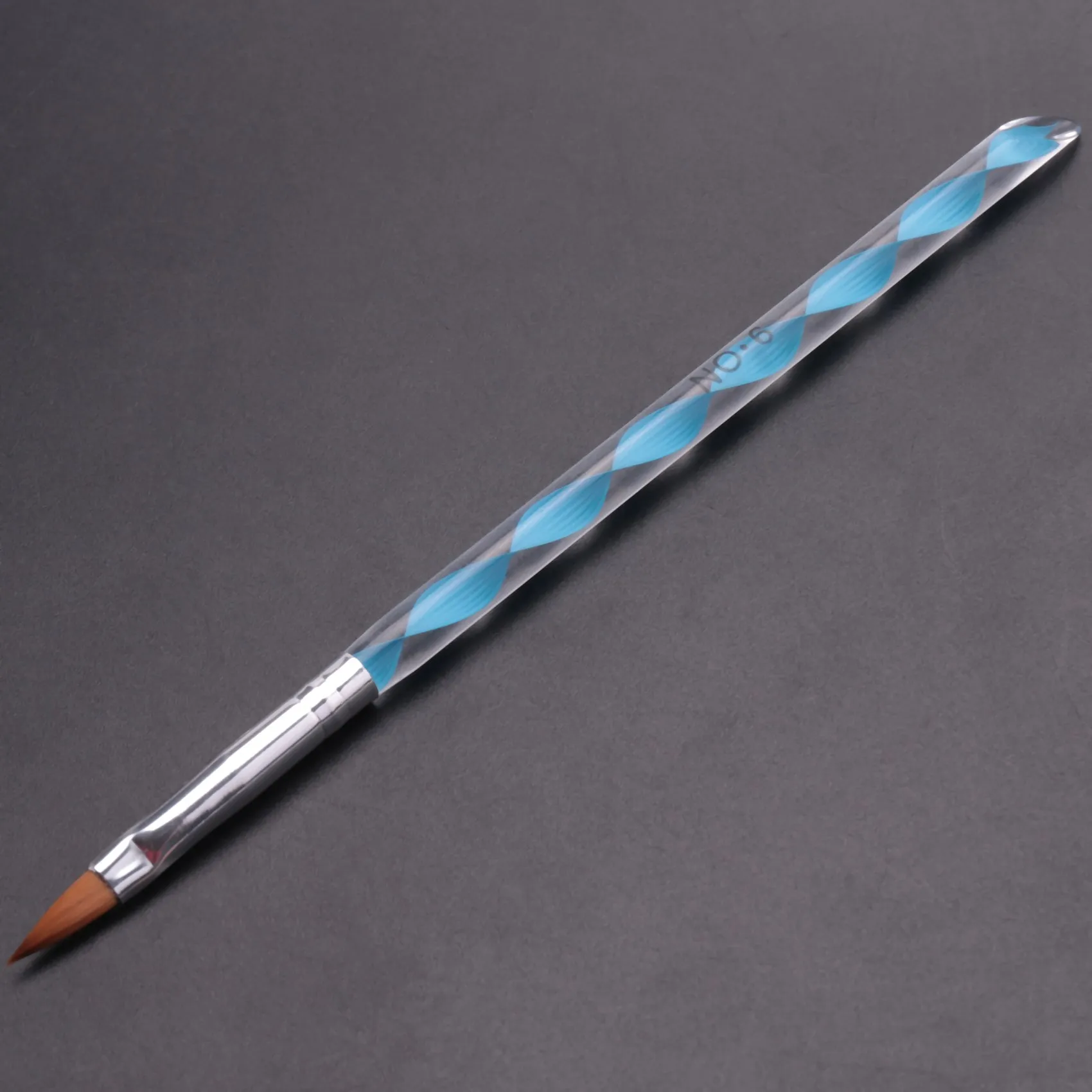 5 stücke Acryl Nail Art UV Gel Carving Pen Pinsel flüssiges Pulver DIY Nr. 4/6/8/10/12