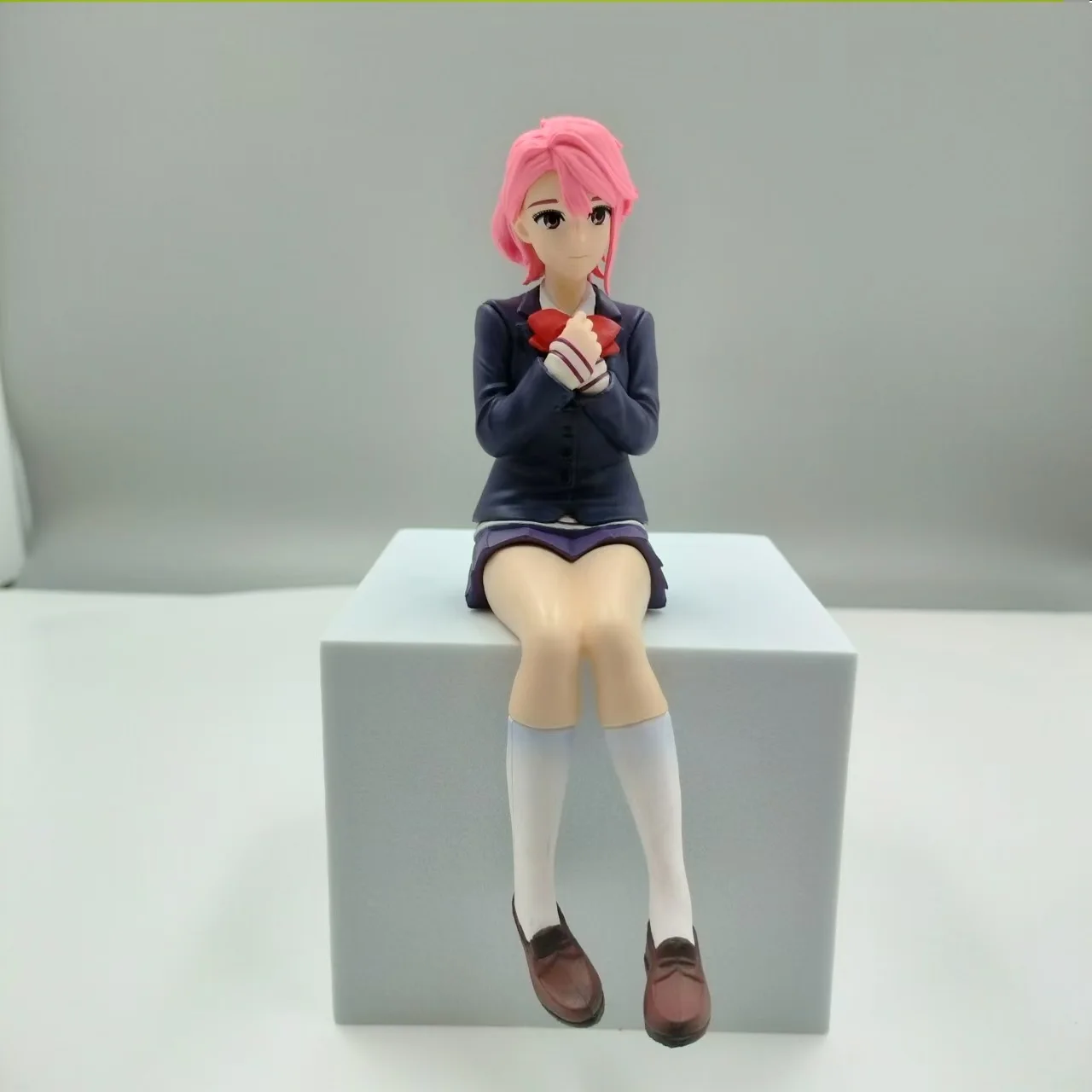 New Anime Dandadan Ayase Momo Shiratori Aira Sitting posture PVC Model Toy Action Figures Gift