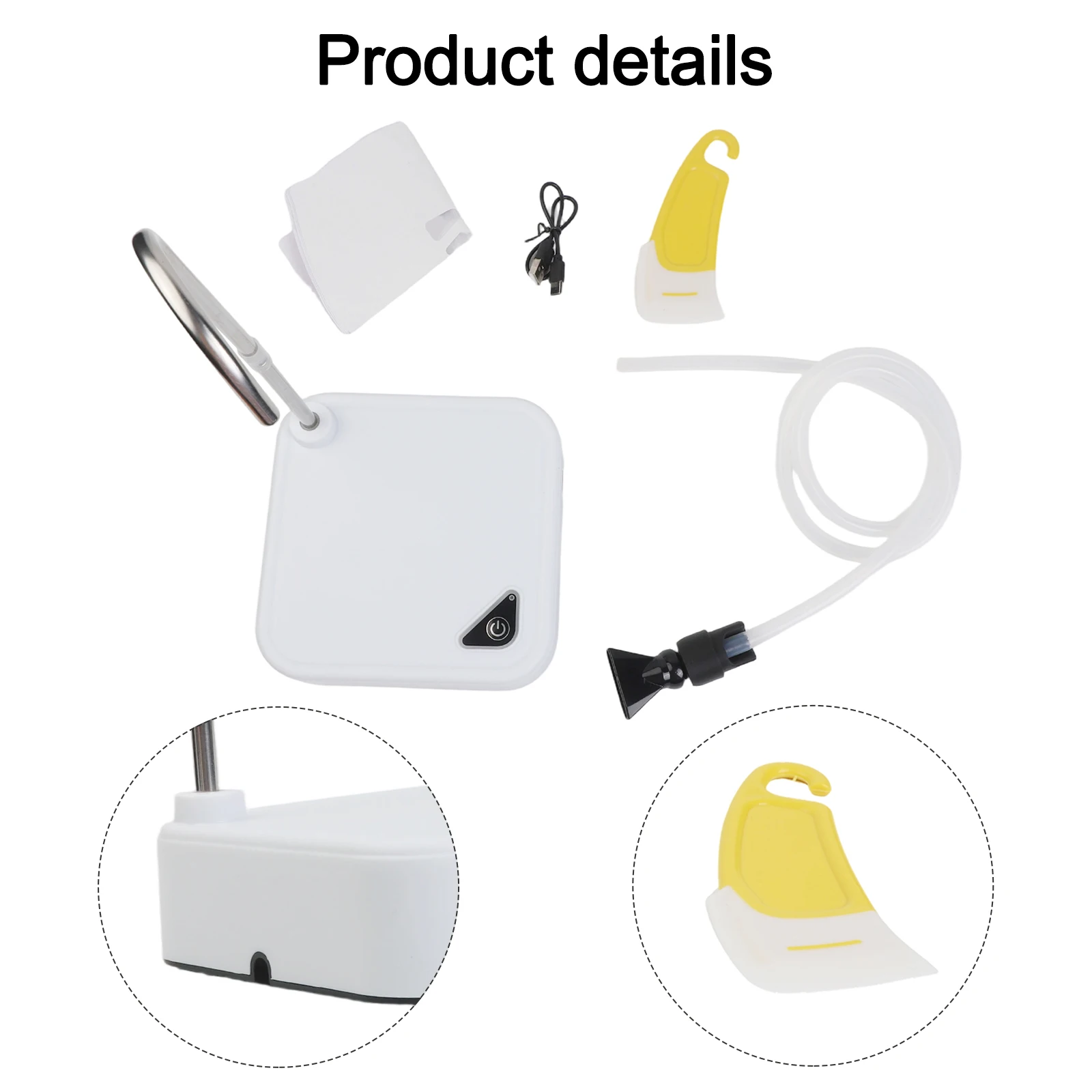 Electric Resin Filter Strainer with Silicone Tube and Stainless Steel Nozzle for 3D Printer Resin Recycling and Filtration
