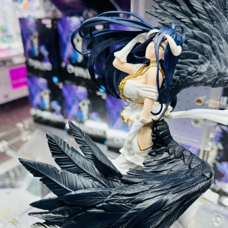 Banpresto Overlord Evolve Albedo figura Anime mercancía escritorio ornamento colección regalo de vacaciones juguetes en Stock modelo