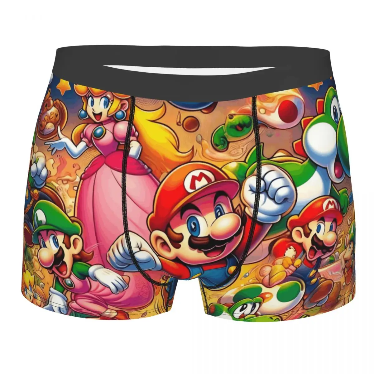 Bóxers de películas M-Marioed de cómics de moda personalizados, pantalones cortos, bragas, calzoncillos para hombre, calzoncillos cómodos para juego, ropa interior