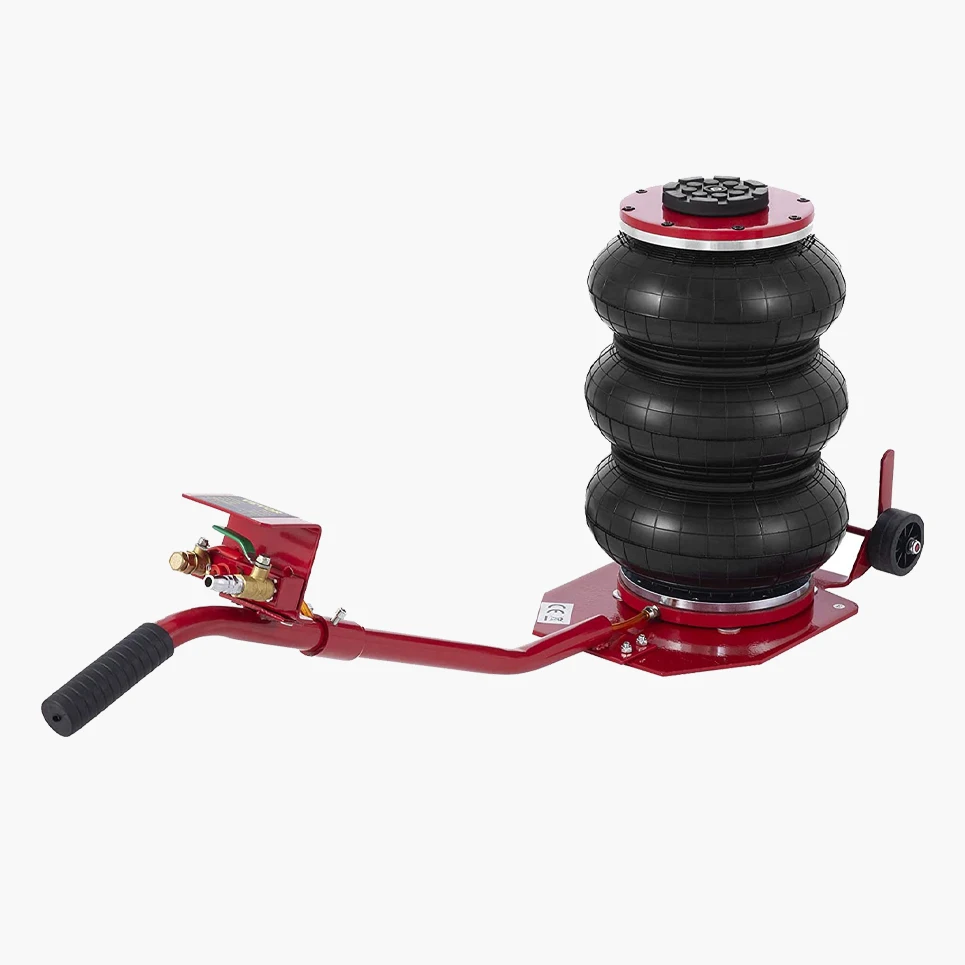 

Air Jack 3 Ton 6600lbs Pneumatic Car Red Portable Lifting Up To 16 Inch Air Jack