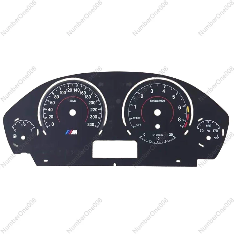 

Наклейка на приборную панель автомобиля, волокно для 3, 5 серии E90 F10 G30, обновленная клейкая пленка, украшение