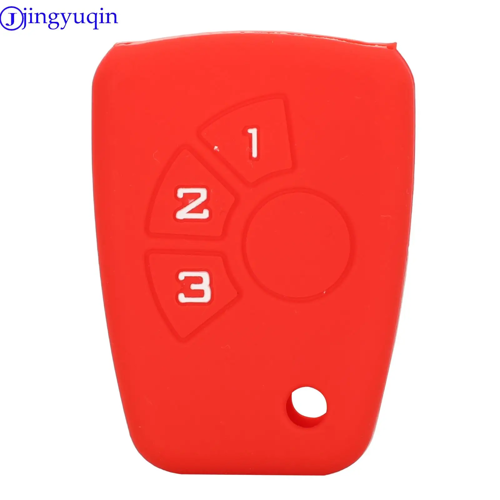 Jingyuqin Styling Remote Car Key Fob Silicone Case Cover Protector For Chevrolet Cruze Spark Onix Silverado Volt Aveo Sonic 4BTN