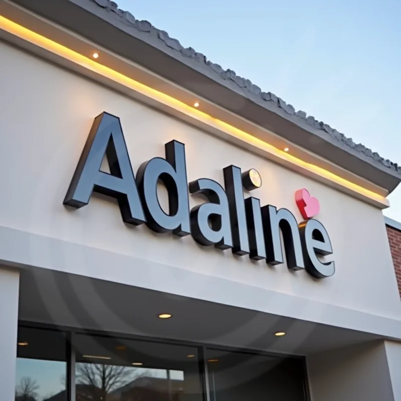 カスタム3Dメタルチャンネル文字看板 屋外広告用 防水店舗看板 ホテル、モール、オフィスに最適