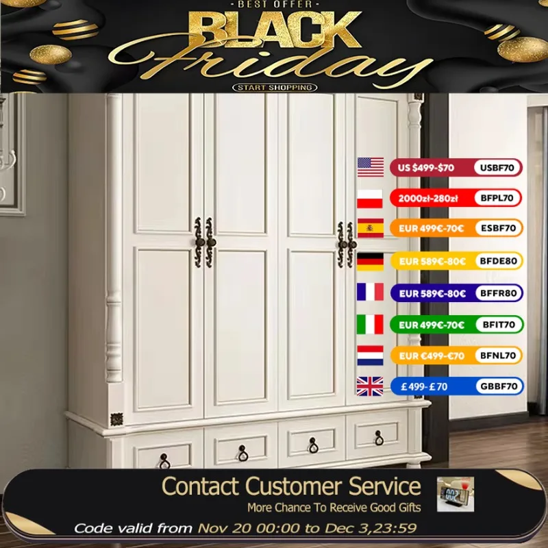 

Large Storage Organizer Wardrobes Doorable White Modern Luxury Home Wardrobe Clothes Shelf Guarda Roupa Bedroom Furniture