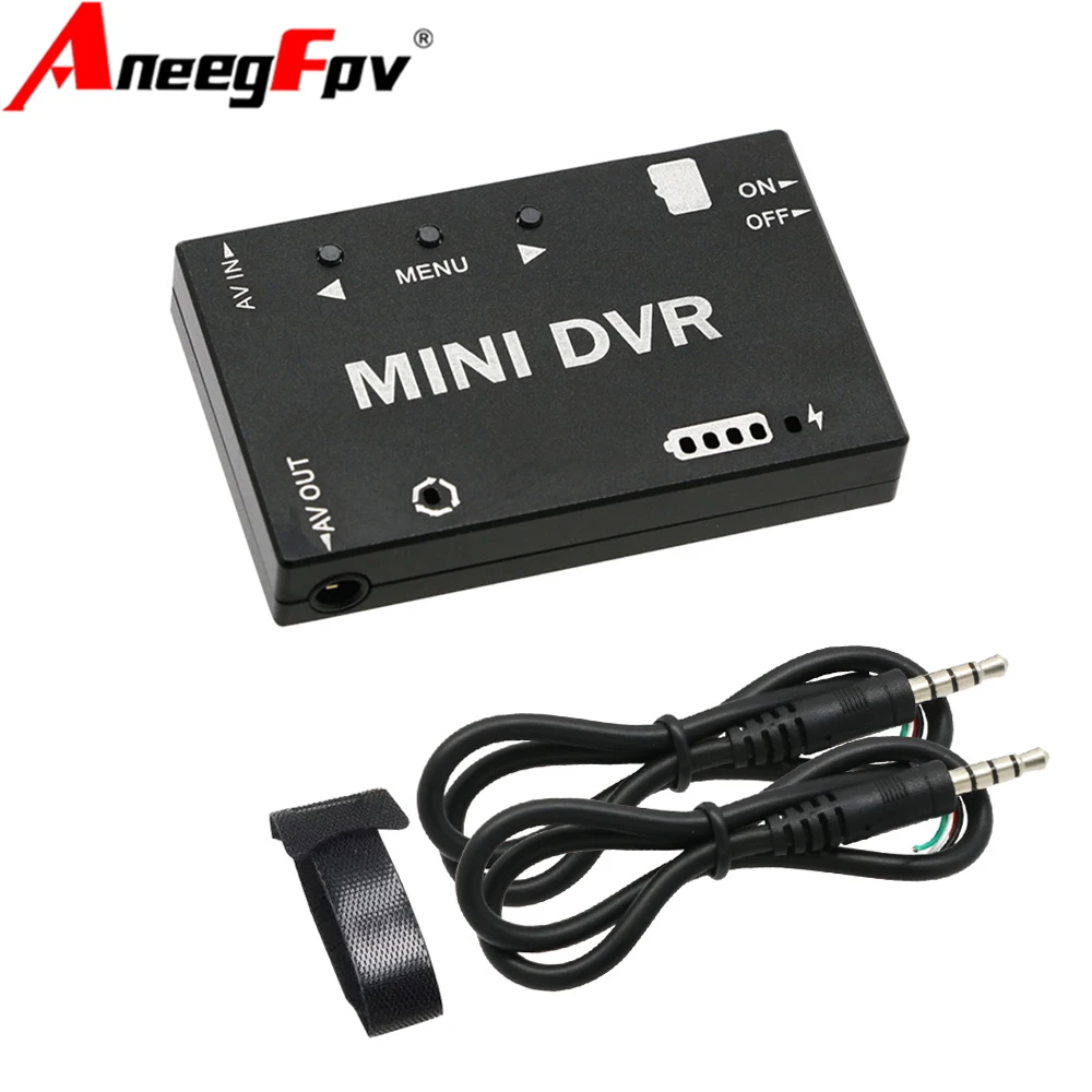 FPV Recorder Mini FPV DVR Module NTSC/PAL Switchable Built-in Battery Video Audio FPV Recorder for RC Models Racing FPV Drone