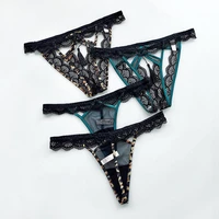 Europe and the United States sexy lace sex appeal underwear open the temptation perspective thin briefs lady underwear women 3