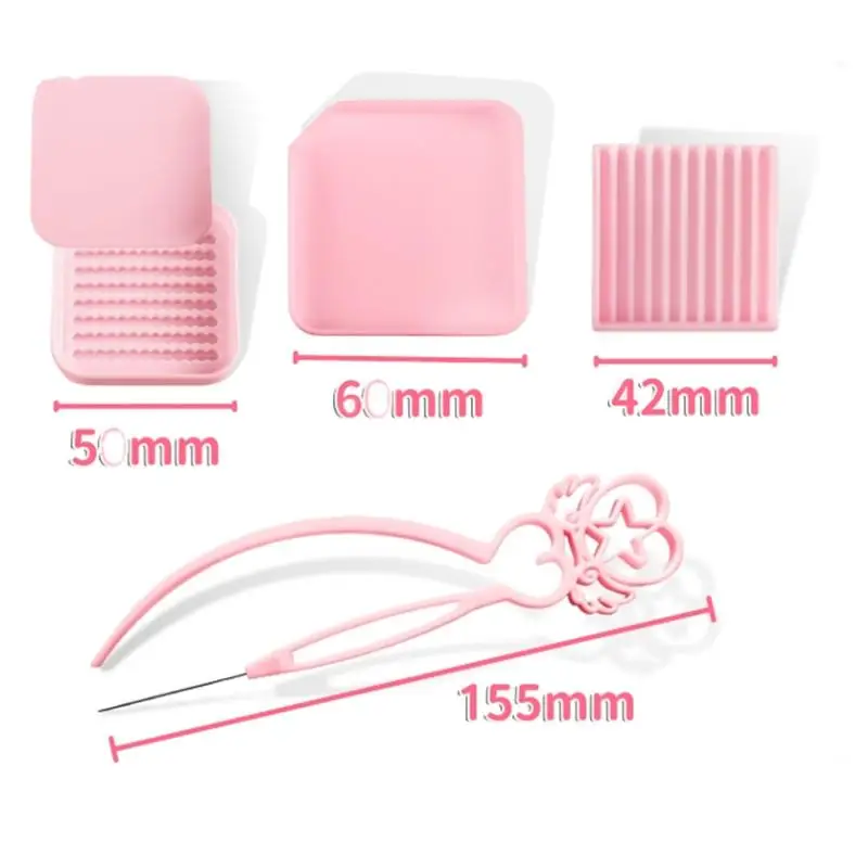 5Pcs 2.6mm Fuse Beads Tray, Perler Bead Picking Scoop Tool Kit for Mini Beads, DIY Crafting Accessories