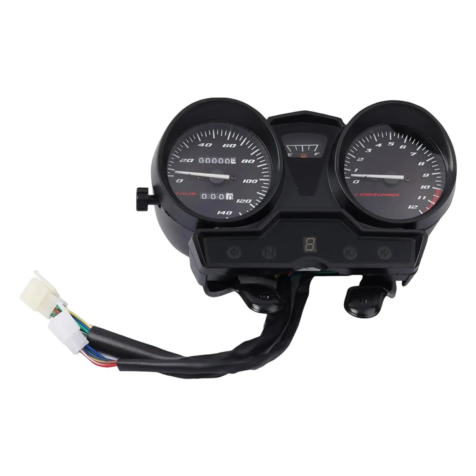 Motorcycle LED Digital Dashboard Speedometer Guage For Yamaha  JYM125-7 YBR125K Motorcycle RPM Meter Odometer with Gear Display