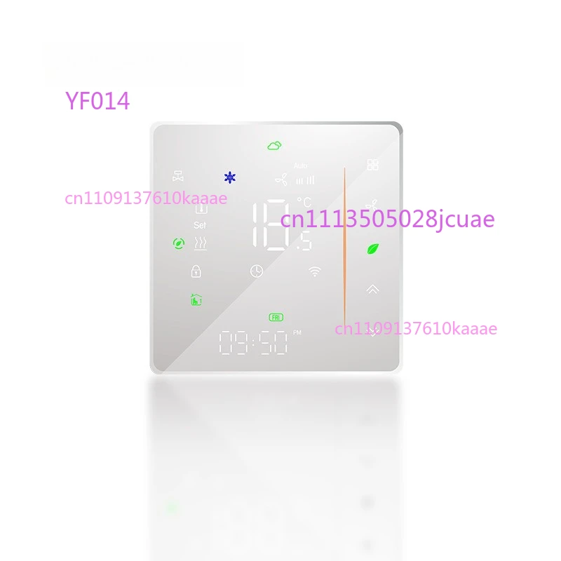 Intelligent Central Air Conditioner LCD Thermostat Panel Wireless Floor Heating Temperature Controller Remote Control